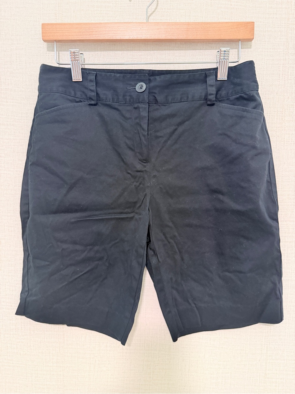 Geoffrey Beene Black Bermuda Shorts